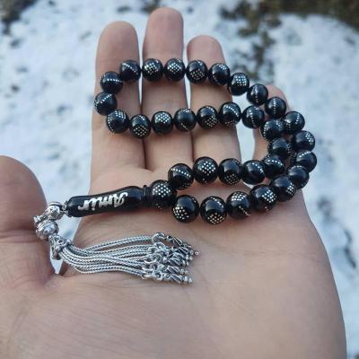 Gümüş işlemeli gümüş püsküllü