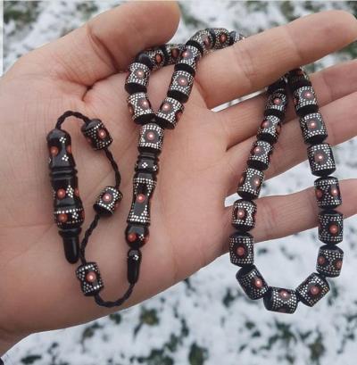 Mercanlı kapsül kesim tesbih