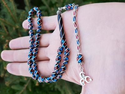 Özel yapım oltu taşı çeşmi bülbül TESBİH