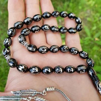 Özel yapım oltu taşı isimli tesbih